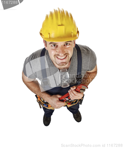 Image of friendly handyman