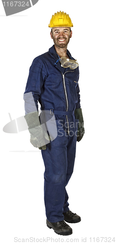 Image of standing manual worker