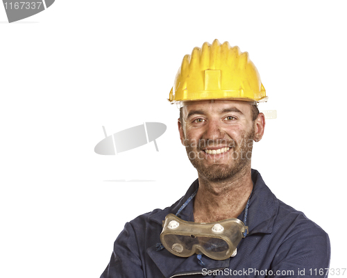 Image of young labourer portrait