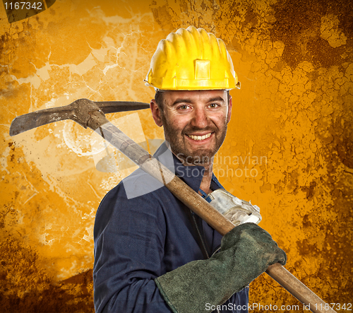 Image of miner manual worker