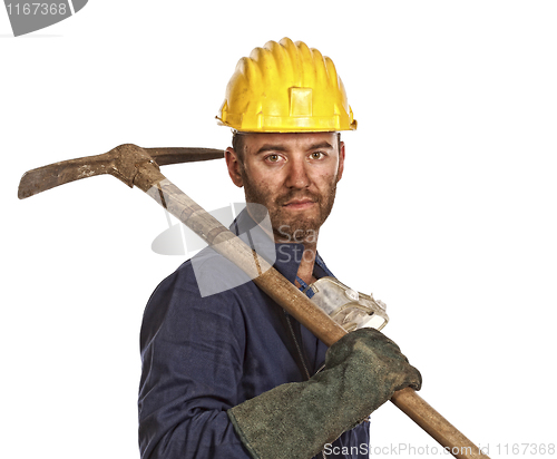 Image of confident miner