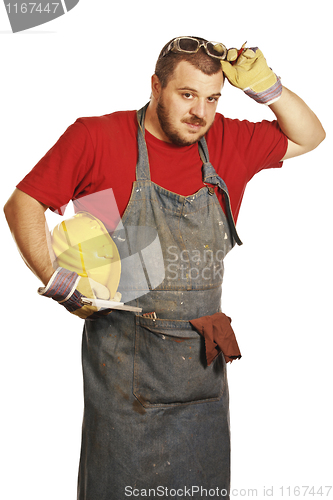 Image of manual worker portrait