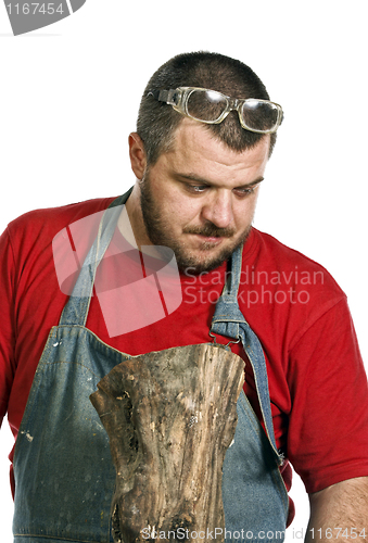 Image of strong handyman