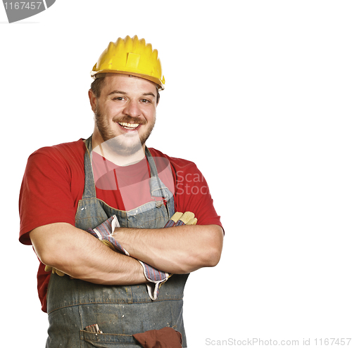 Image of smiling handyman