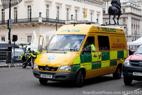 Image of Paramedic Ambulance parked