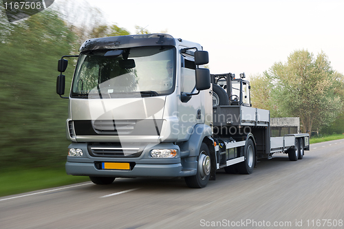 Image of Truck on the road