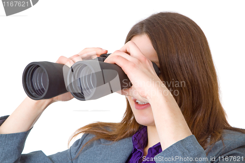 Image of Business woman with a vision 