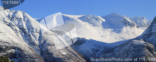 Image of Norwegian mountain panorama