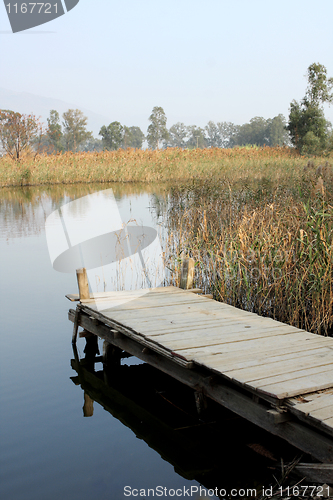 Image of Jetty on a lake 