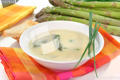 Image of Asparagus cream soup