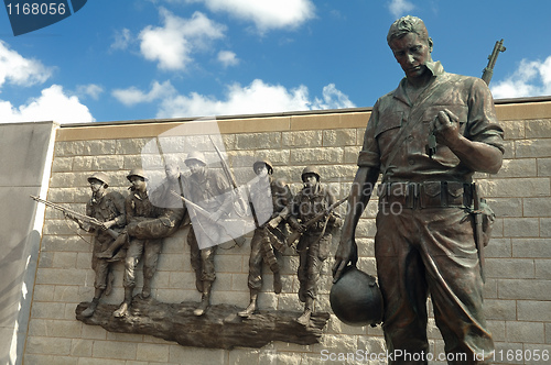 Image of korean war memorial