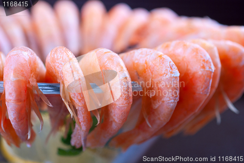 Image of shrimps with lemon