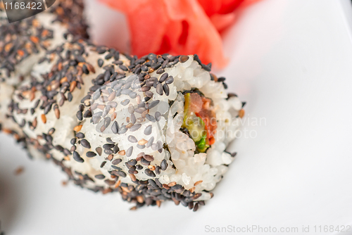 Image of Sushi with sesame