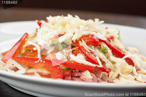 Image of Meat tasty salad