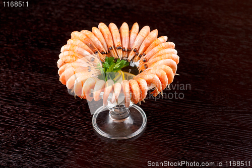 Image of shrimps with lemon