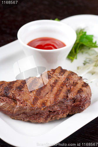 Image of Juicy roasted beef steak