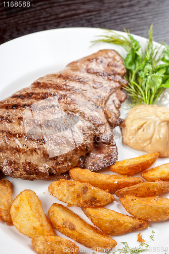 Image of Juicy beef steak
