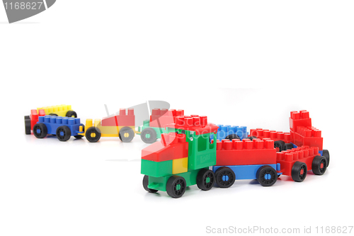 Image of plastic train