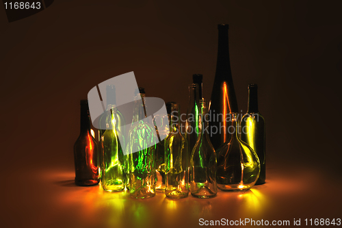 Image of empty bottles