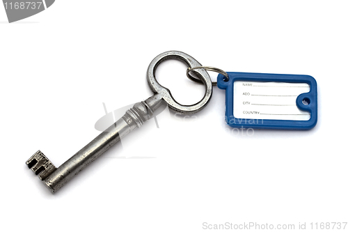 Image of Old key and tag