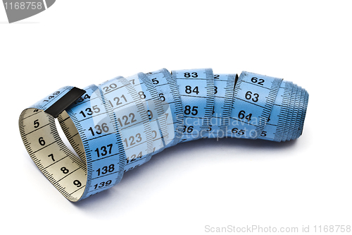 Image of Blue tape measure