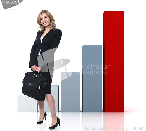 Image of woman and success