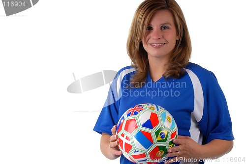 Image of Female Soccer Player