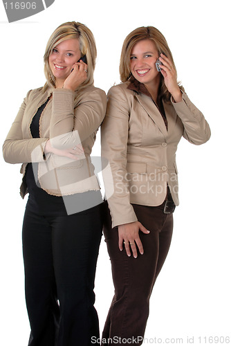 Image of Girls On The Mobile Phone