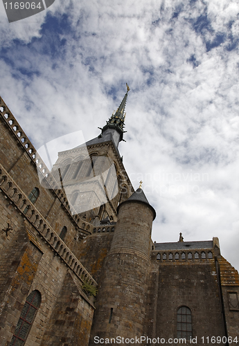 Image of Mount Saint Michel monastery-detail