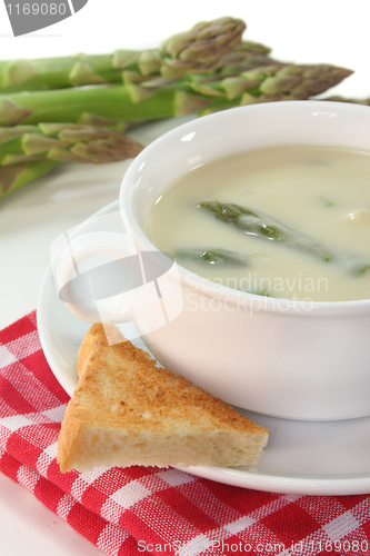 Image of Asparagus cream soup