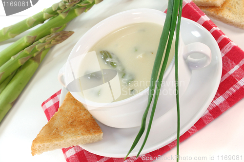 Image of Asparagus cream soup