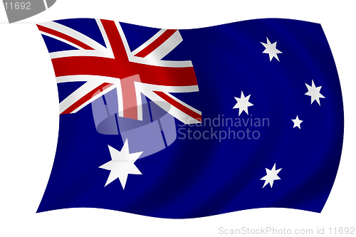 Image of waving australian flag