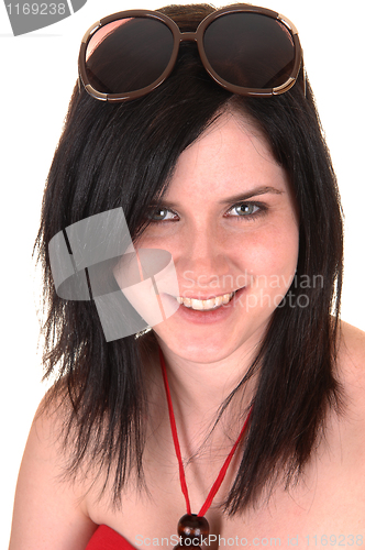 Image of Closeup portrait of girl.