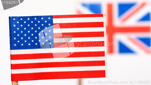 Image of British and American flags