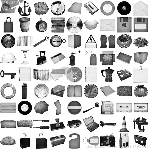 Image of Many objects isolated