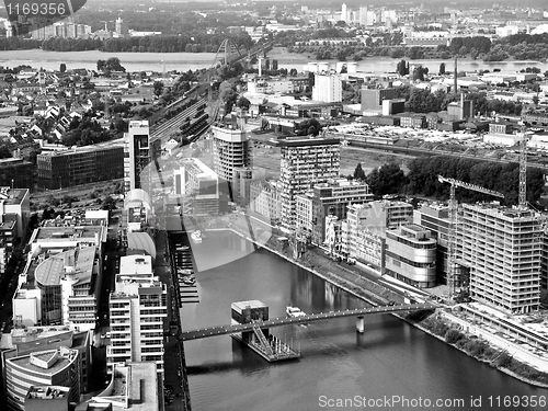Image of Duesseldorf mediahafen harbour