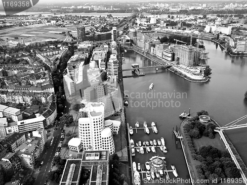 Image of Duesseldorf mediahafen harbour