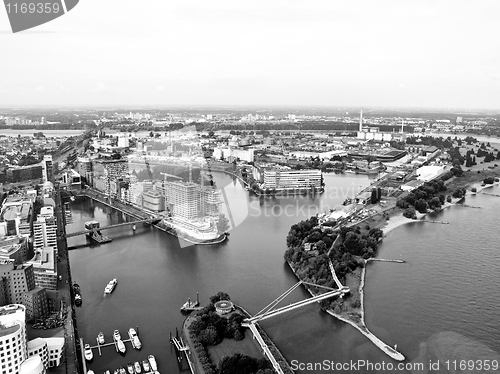Image of Duesseldorf mediahafen harbour