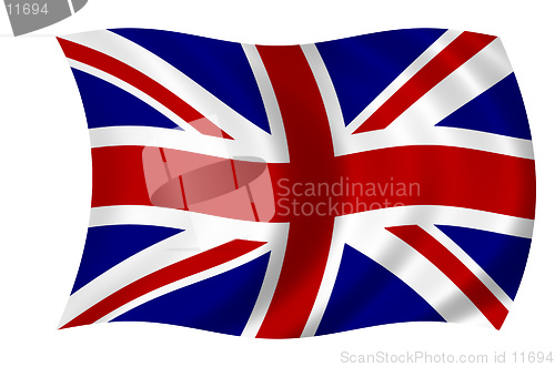 Image of waving uk flag