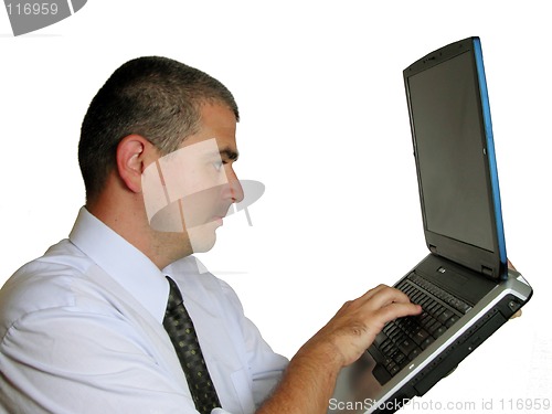 Image of Man with laptop