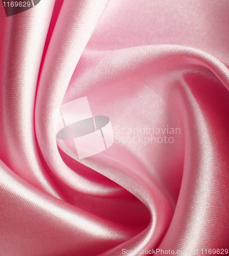 Image of Smooth elegant pink silk as background