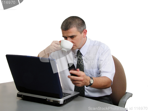 Image of Busy businessman