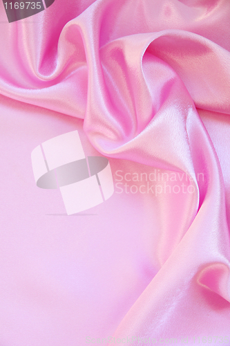 Image of Smooth elegant pink silk as background 