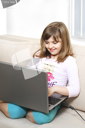 Image of Girl with laptop