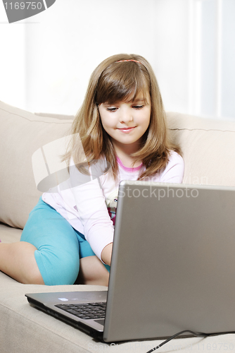 Image of Girl with laptop