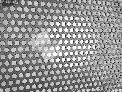 Image of Carbon fibre surface with holes