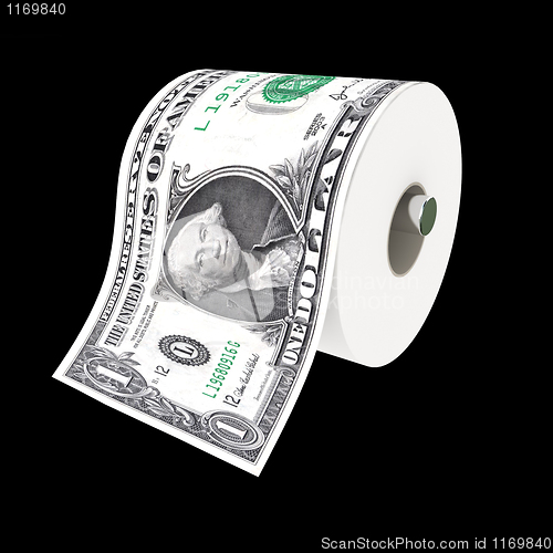 Image of dollar toilet paper