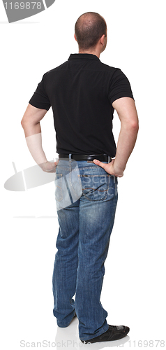 Image of man back view