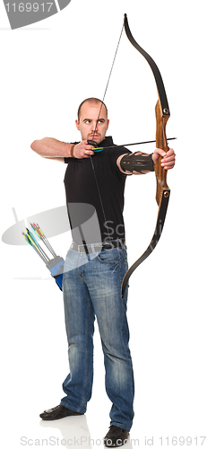 Image of man with bow