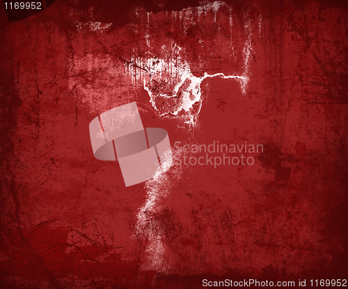 Image of red grunge texture